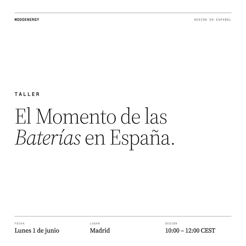 Cover Image for WORKSHOP: El Momento de las Baterías en España