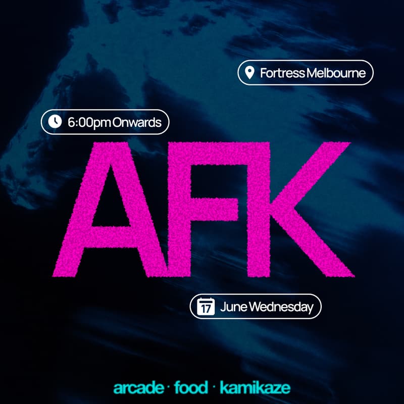Cover Image for AFK: Arcade. Food. Kamikaze.