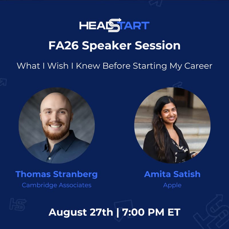 Cover Image for HeadStart Fellowship FA26 Speaker Session