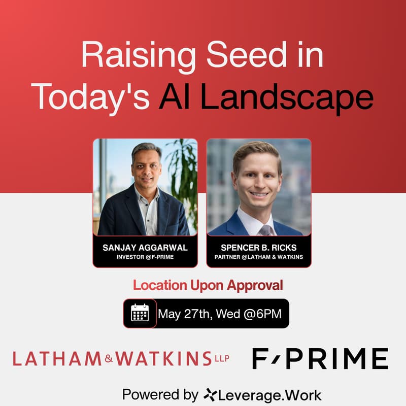 Cover Image for [Boston] Raise your Seed Round Panel + Mixer