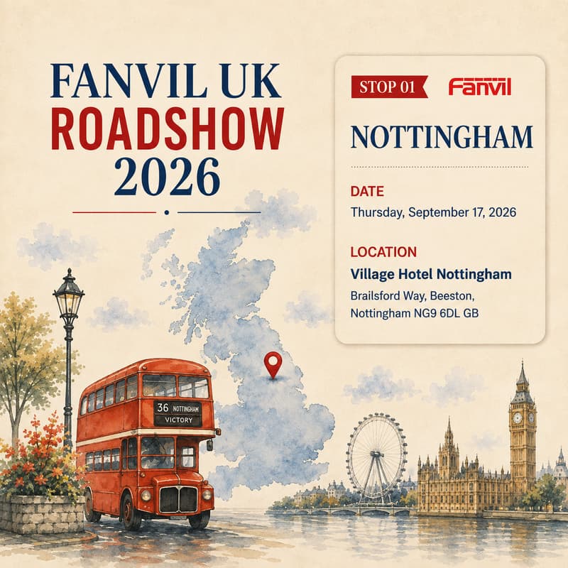 Cover Image for Fanvil RoadShow September 2026 - Nottingham