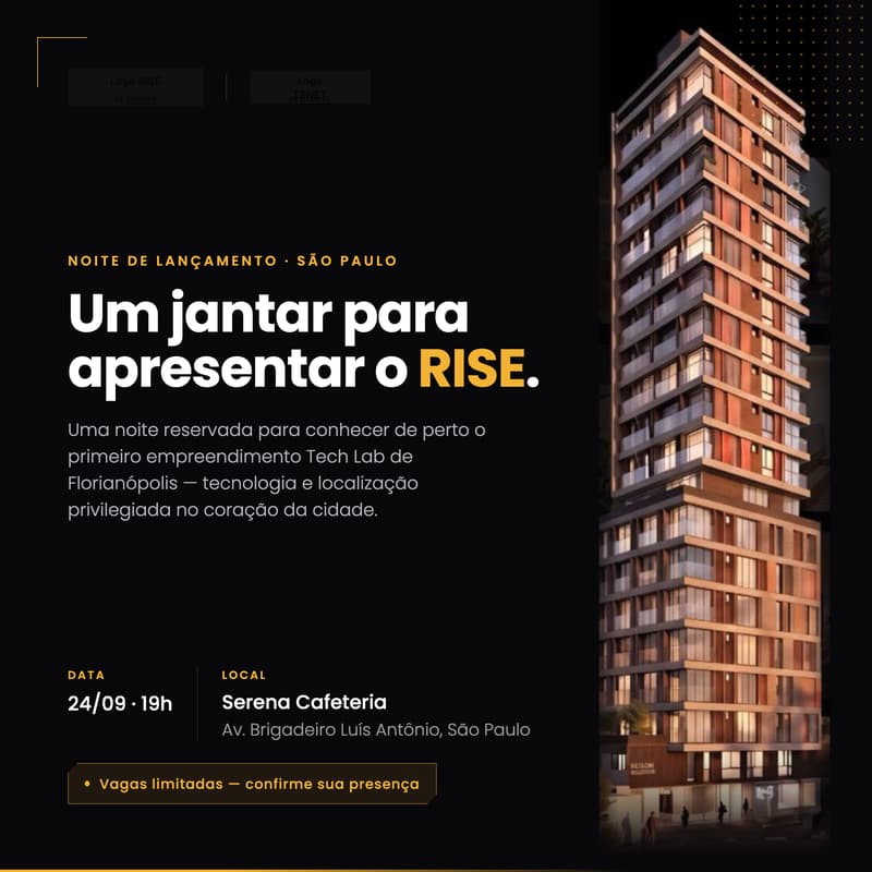 Cover Image for RISE Launch VIP Dinner - NewHack & Monking | São Paulo