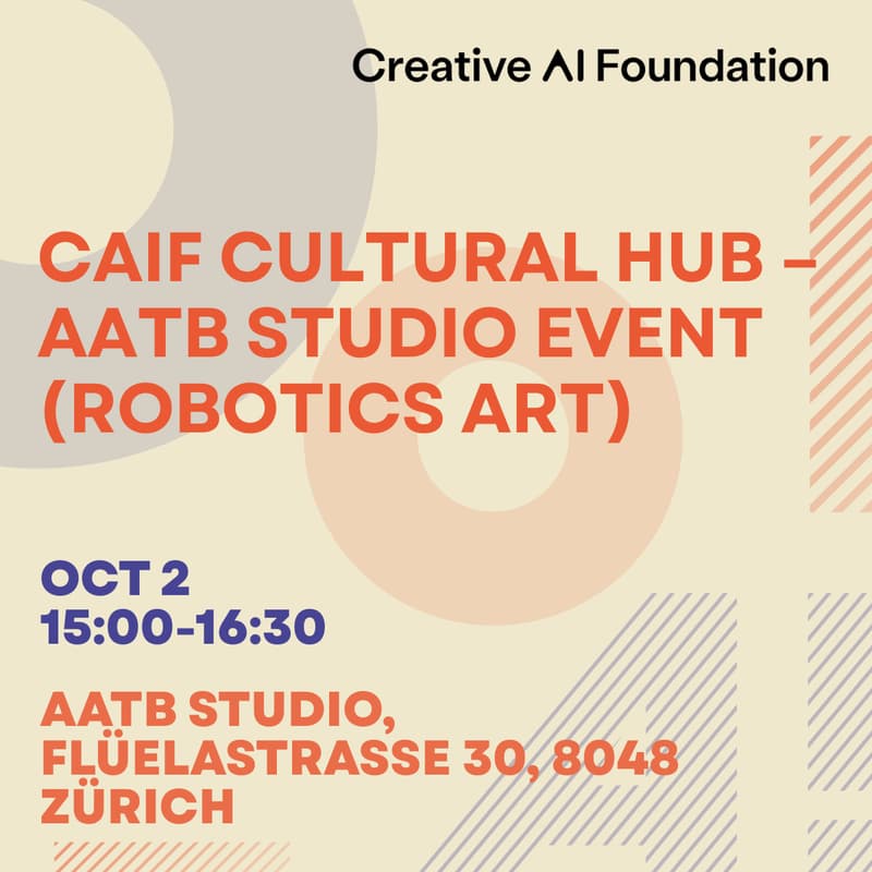 Cover Image for CAIF Cultural Hub – AATB Studio Event (Robotics Art) (English Session)