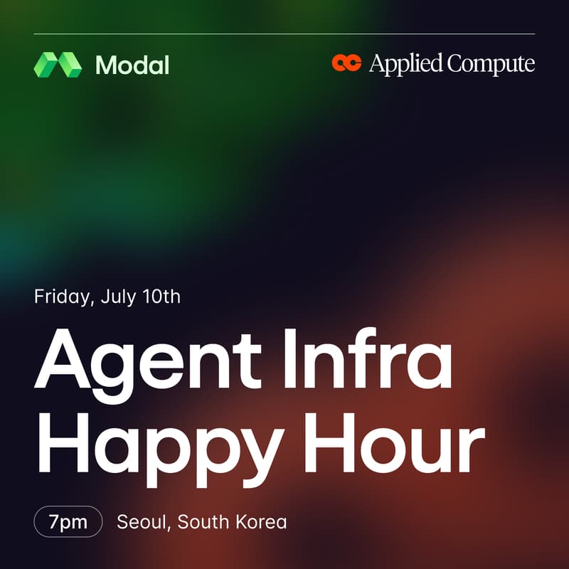 Cover Image for Modal x Applied Compute: Rooftop Happy Hour @ ICML