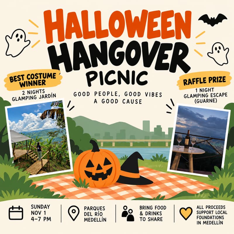 Cover Image for Halloween Hangover Picnic | Medellín 🎃