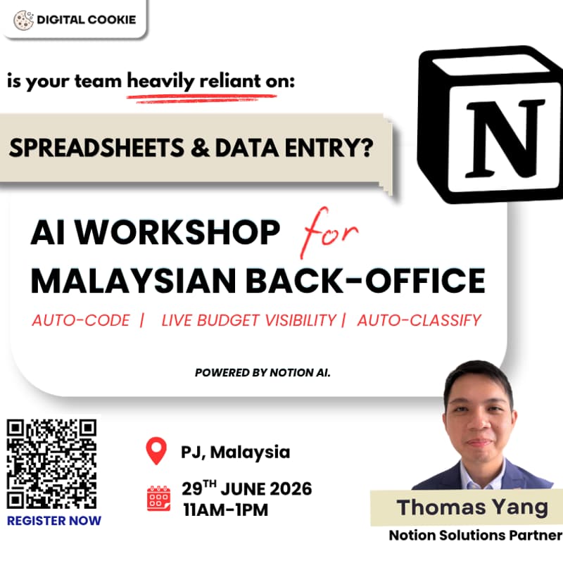 Cover Image for AI Workshop for Malaysian Back-Office - Autocode, Autoclassify & Live Budget Visibility
