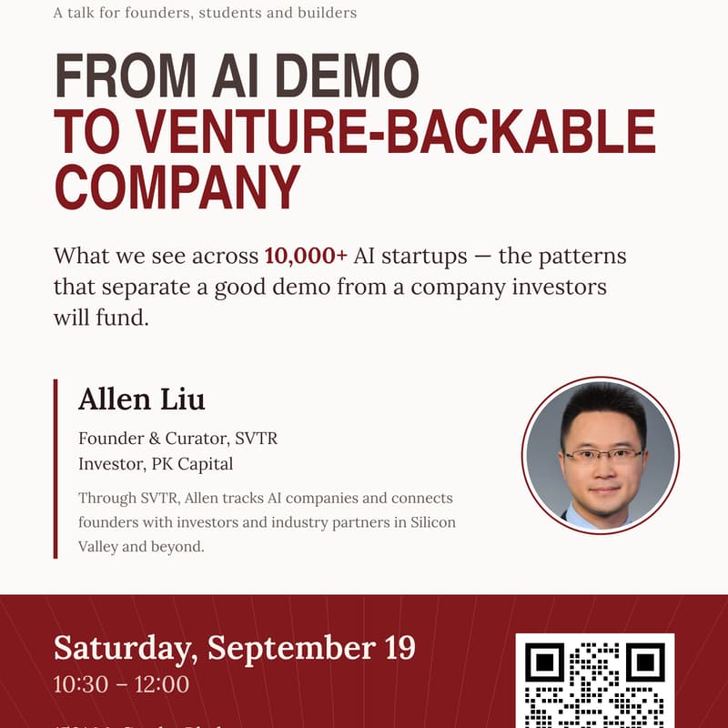 Cover Image for From AI Demo to Venture-Backable Company