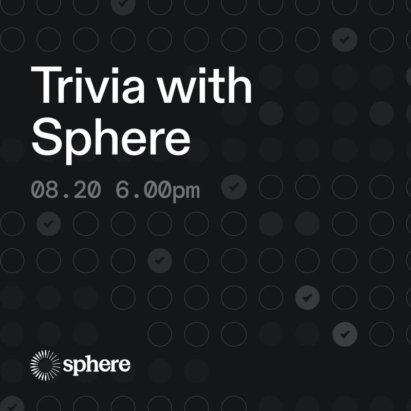 Cover Image for Trivia with Sphere (a16z/YC-backed)