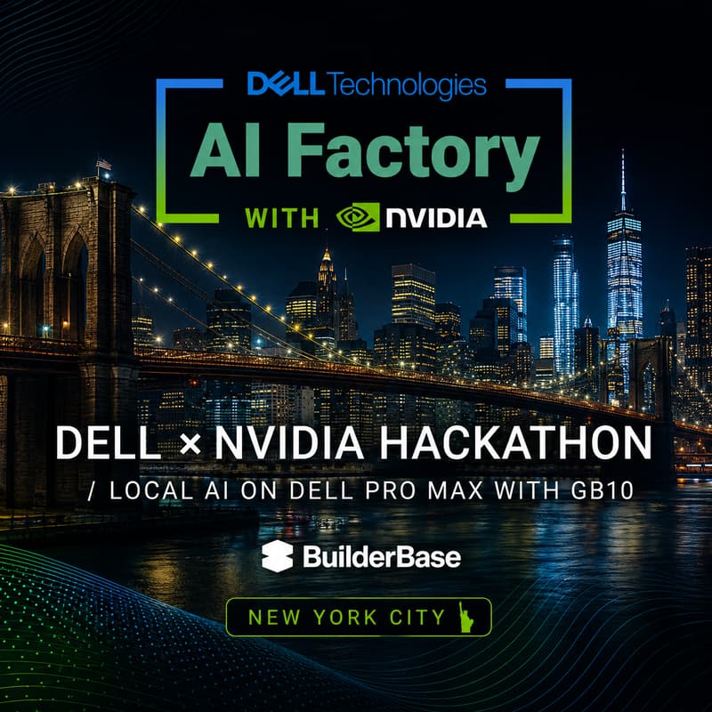 Cover Image for Dell x NVIDIA Hackathon / Local AI on Dell Pro Max with GB10 -- NYC