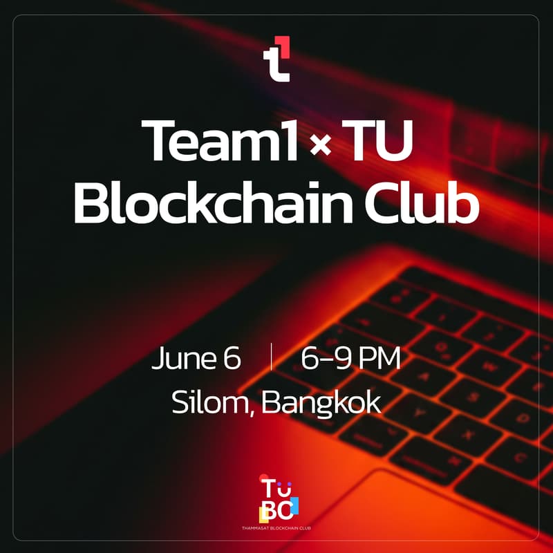 Cover Image for Team1 × TU Blockchain Club: Breaking Into Blockchain & AI