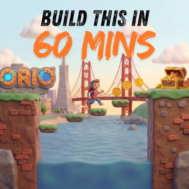 Cover Image for Learn to Build Your First 3D Game with AI and Earn $$ || San Francisco