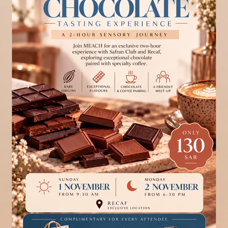 Cover Image for A Sensory Journey: Specialty Coffee & Single-Origin Chocolate Tasting