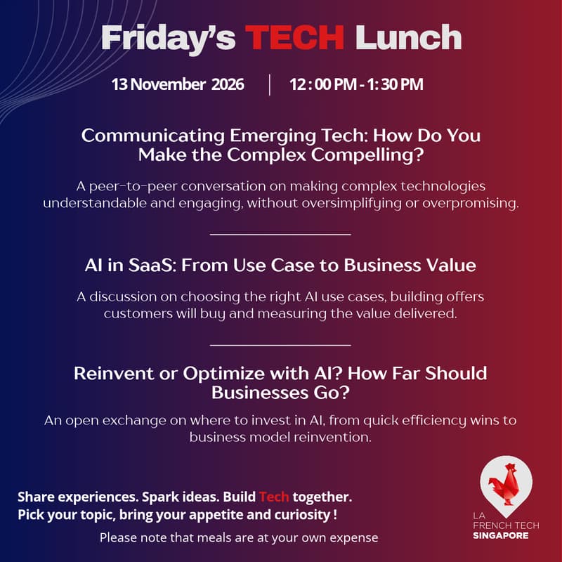 Cover Image for Friday's Tech Lunch - November Edition