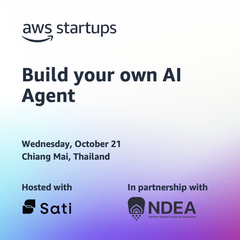 Cover Image for Build your own AI agent - AWS x SATI