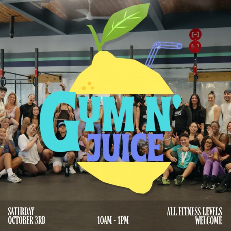 Cover Image for GYM N' JUICE FITNESS EVENT