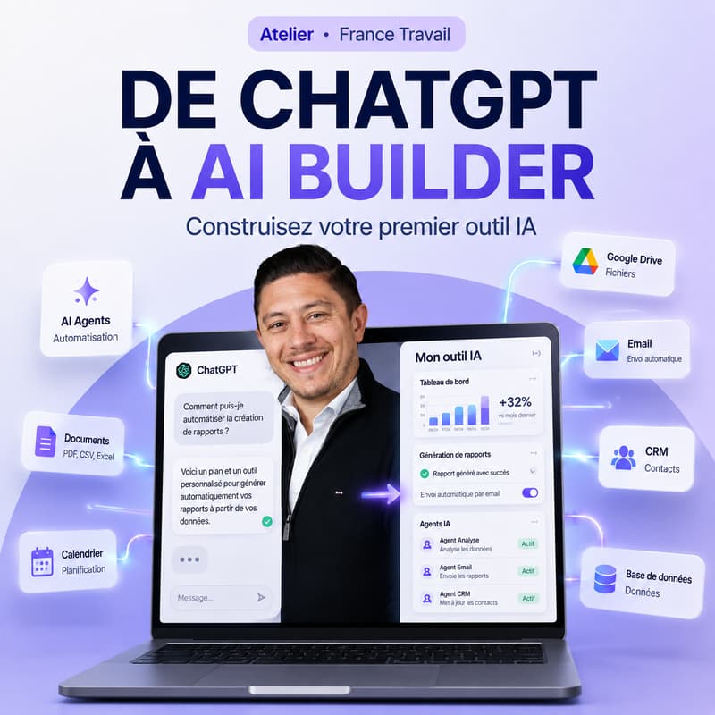 Cover Image for De ChatGPT à AI Builder : construisez votre premier outil IA pour votre métier