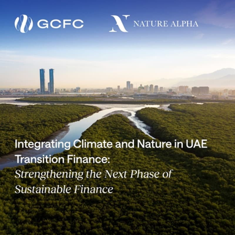 Cover Image for GCFC | Integrating Climate and Nature in UAE Transition Finance | Virtual Report Launch