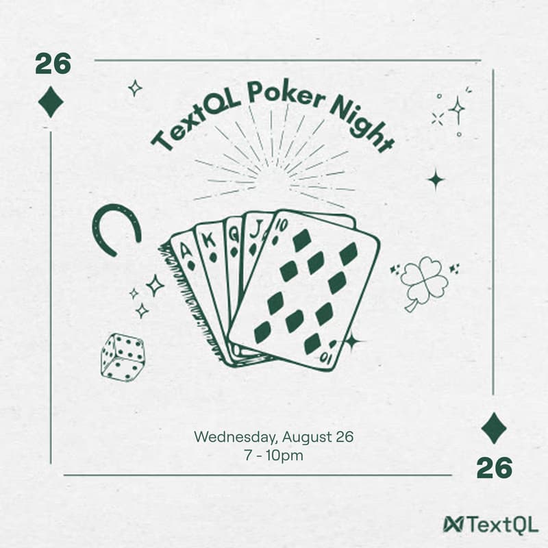 Cover Image for TextQL Poker Night ♠️