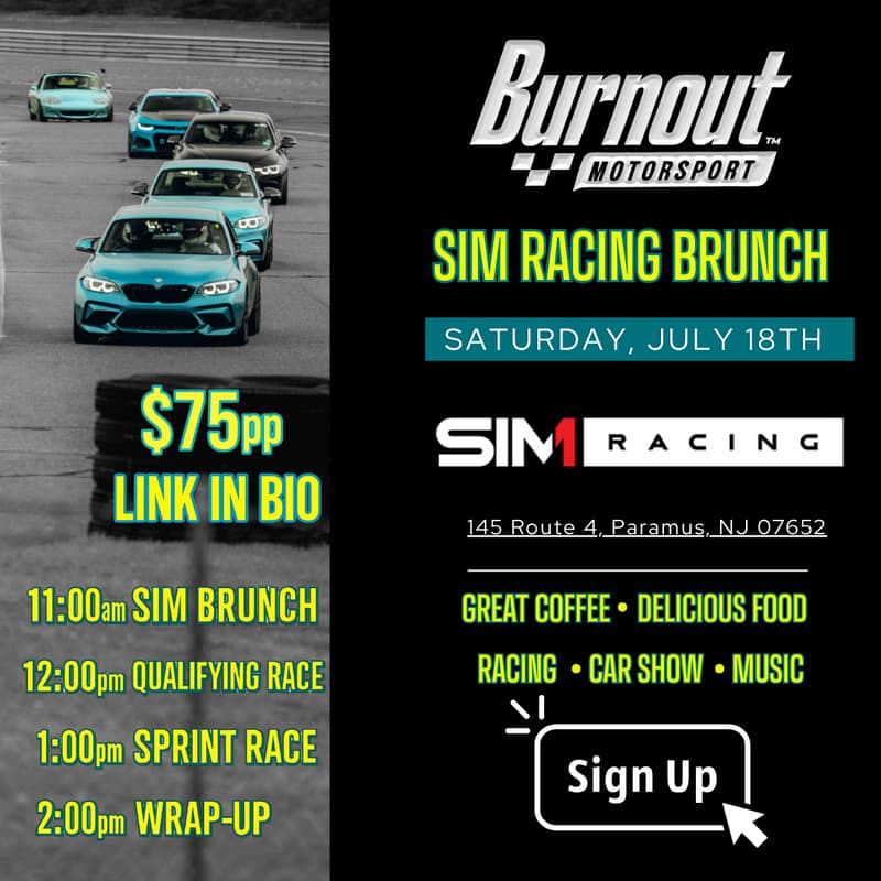 Cover Image for Sim Racing Brunch
