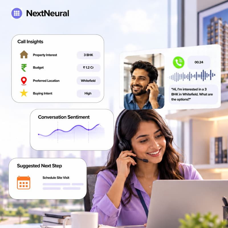 Cover Image for Voice Analysis for Real Estate: Smarter Calls, Better Conversions | AI in Action (Ep. 5)