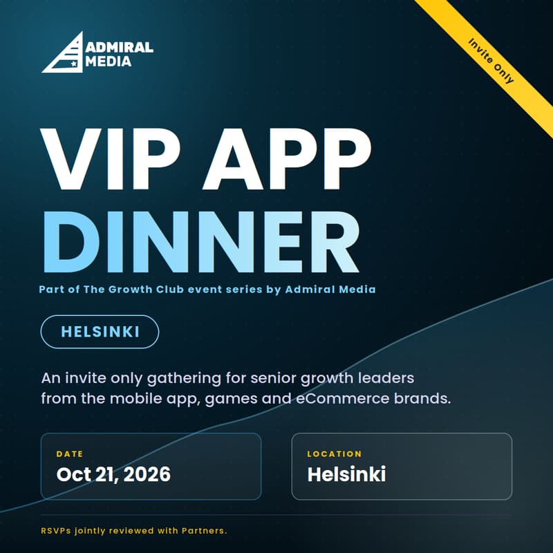 Cover Image for Helsinki VIP App Dinner - The Growth Club