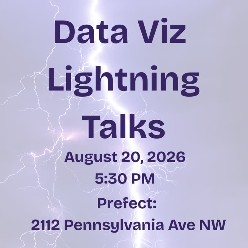 Cover Image for Data Viz Lightning talks