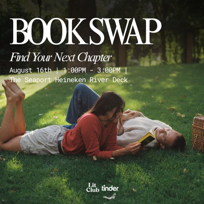 Cover Image for Lit Club x Tinder: Book Swap