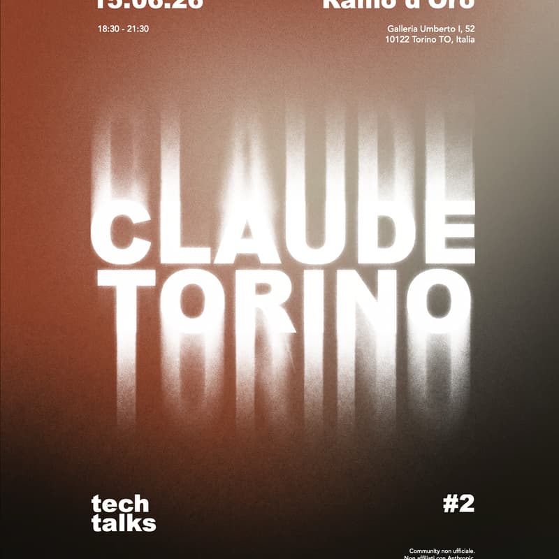 Cover Image for Claude Torino #2 - Tech Talks