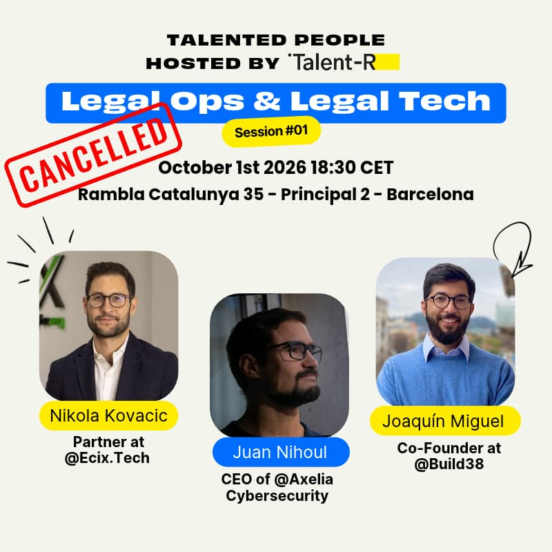 Cover Image for CISO Legal Tech Session #01