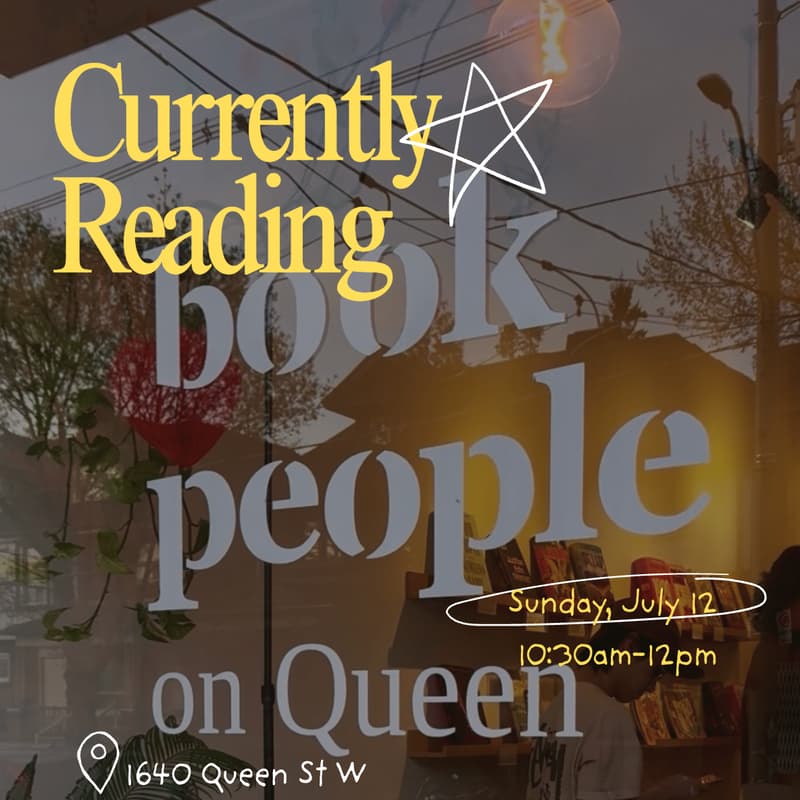 Cover Image for Currently Reading - a Sunday morning mid-book club at Book People