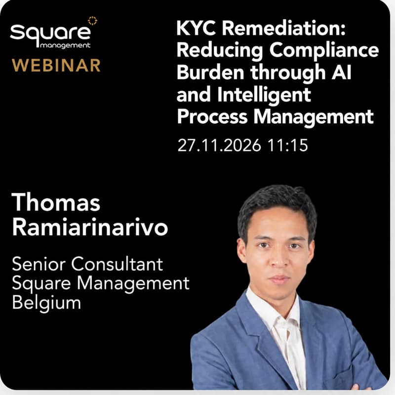 Cover Image for Webinar: KYC Remediation: Reducing Compliance Burden through AI and Intelligent Process Management