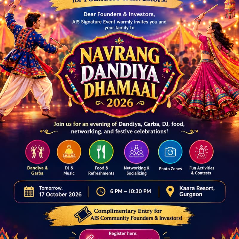 Cover Image for 🎉 NavRang Dandiya Dhamaal 2026
