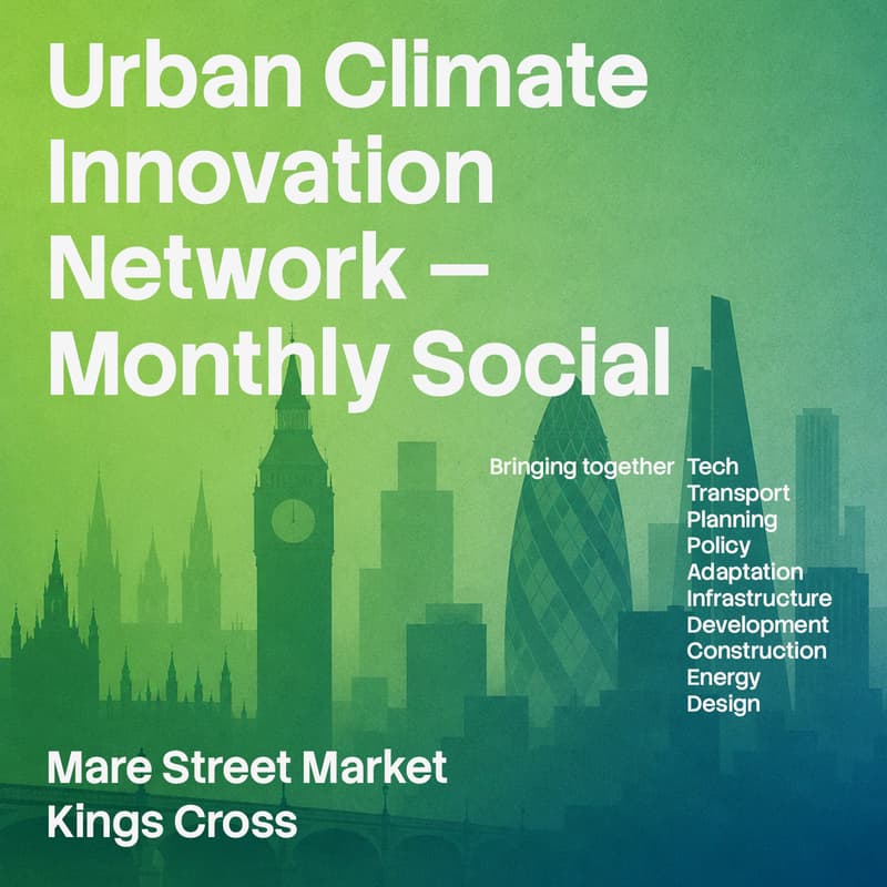Cover Image for Urban Climate Innovation Network - November Social