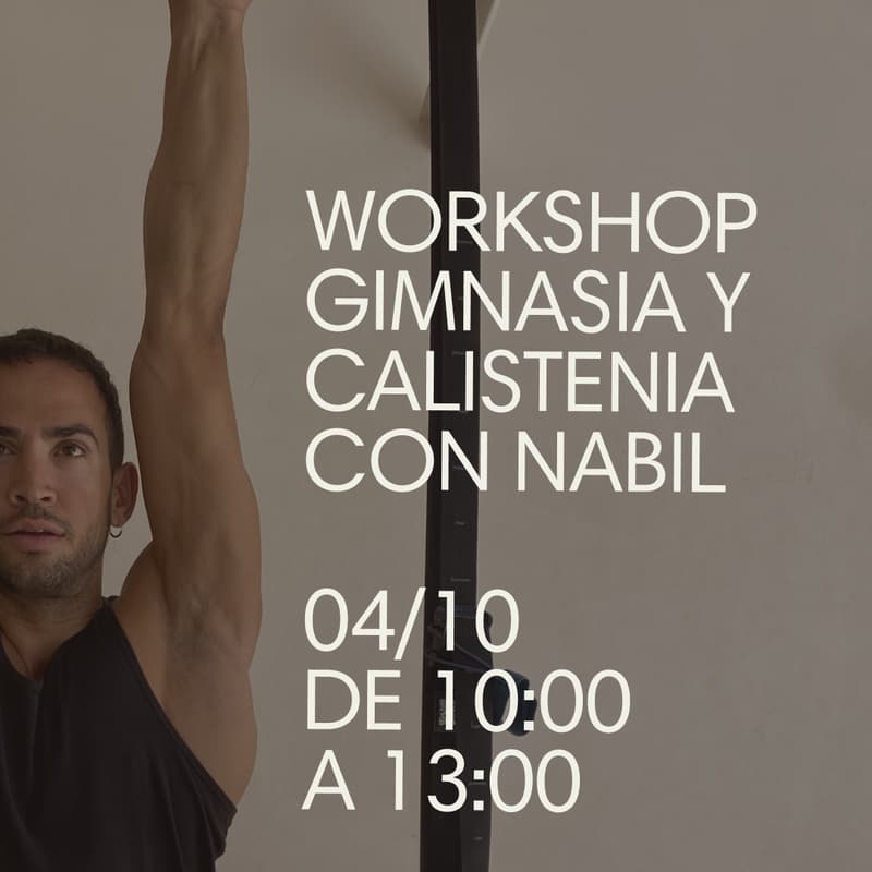 Cover Image for Workshop de Gimnasia y Calistenia con Nabil