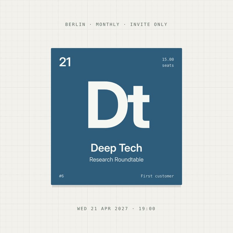 Cover Image for Climate Deep Tech Research Roundtable #6: Who is the first customer?