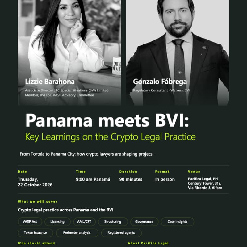 Cover Image for Panama meets BVI:Key Learnings on the Crypto Legal Practice