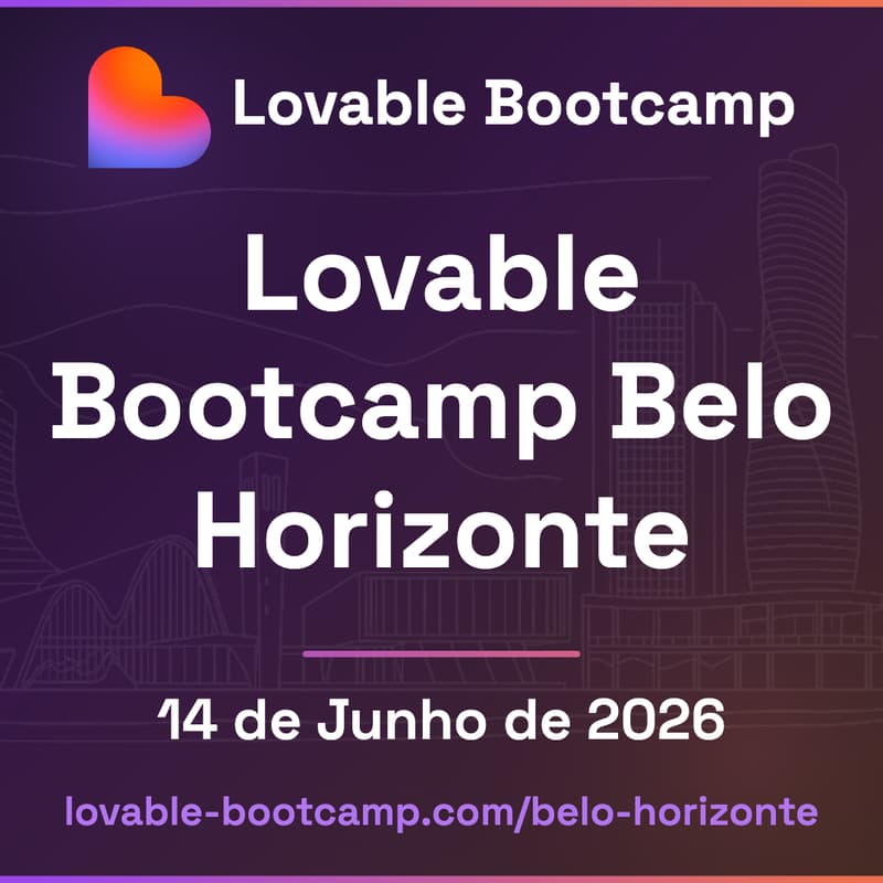 Cover Image for Lovable Bootcamp Belo Horizonte