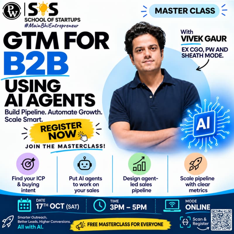 Cover Image for GTM for B2B Using AI Agents 🚀