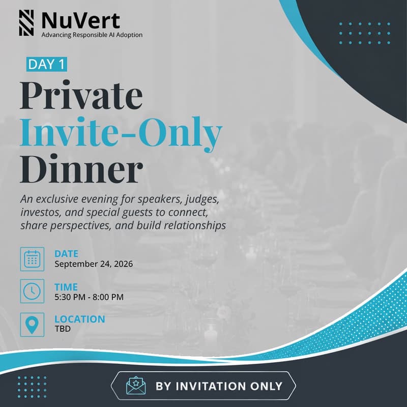 Cover Image for NuVert Healthcare AI Activation™ Private Executive Reception & Dinner