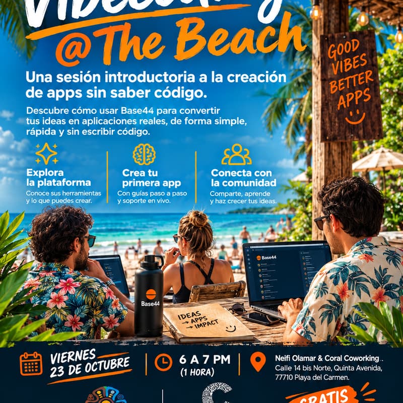 Cover Image for Vibecoding @ The Beach - Coral Coworking