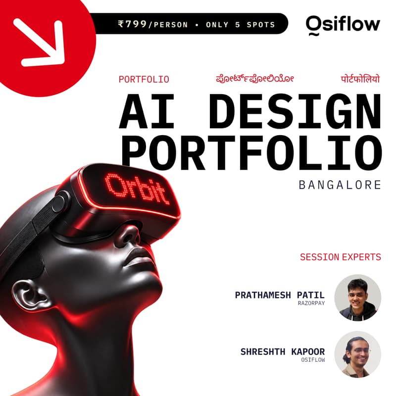 Cover Image for AI Design Portfolio | Orbit by Osiflow (Bangalore Cafe Edition)