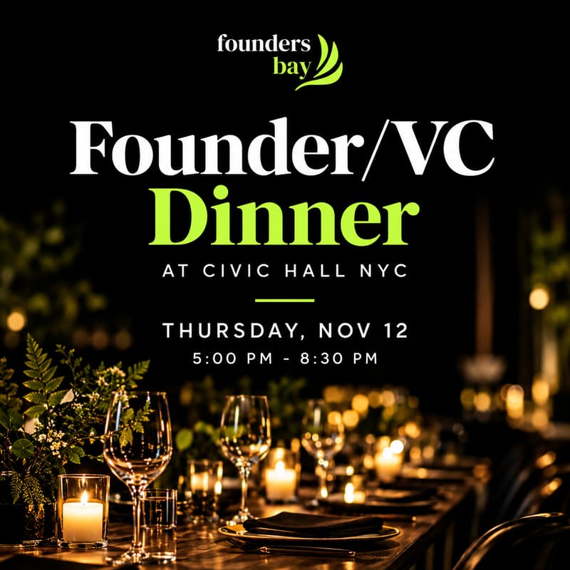 Cover Image for Founder/VC Dinner at Civic Hall