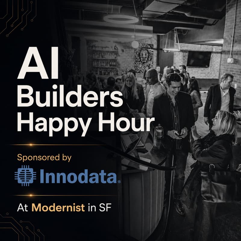 Cover Image for SF AI Builders Happy Hour - Sponsored Drinks & bites