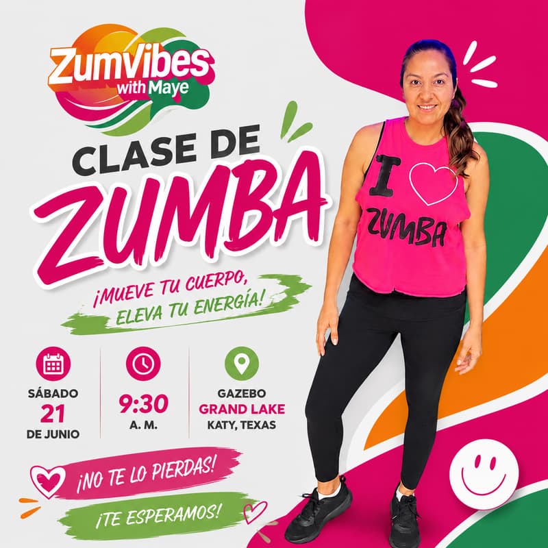 Cover Image for Clase de ZUMBA