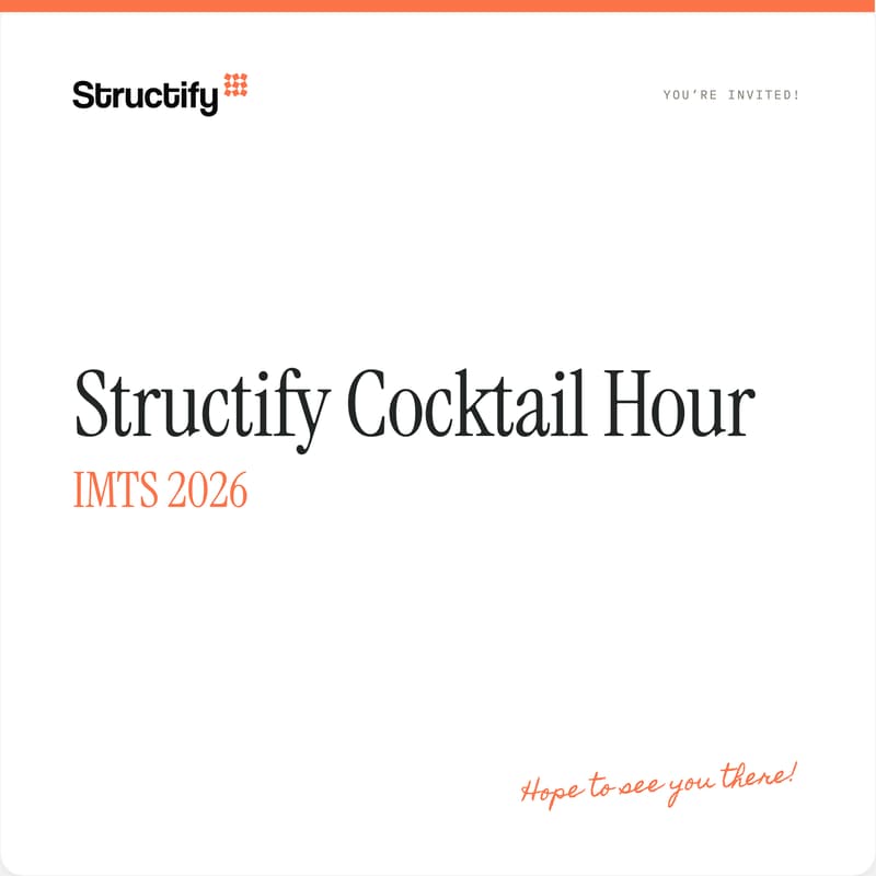 Cover Image for Structify IMTS 2026 Cocktail Hour