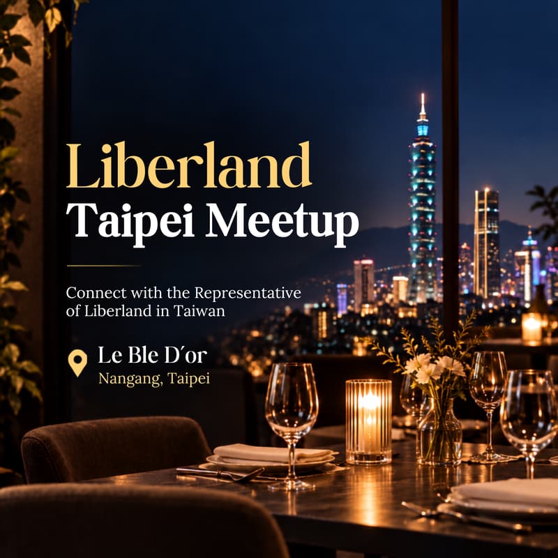 Cover Image for Liberland Taipei Meetup: Network States, Blockchain Governance & Digital Citizenship