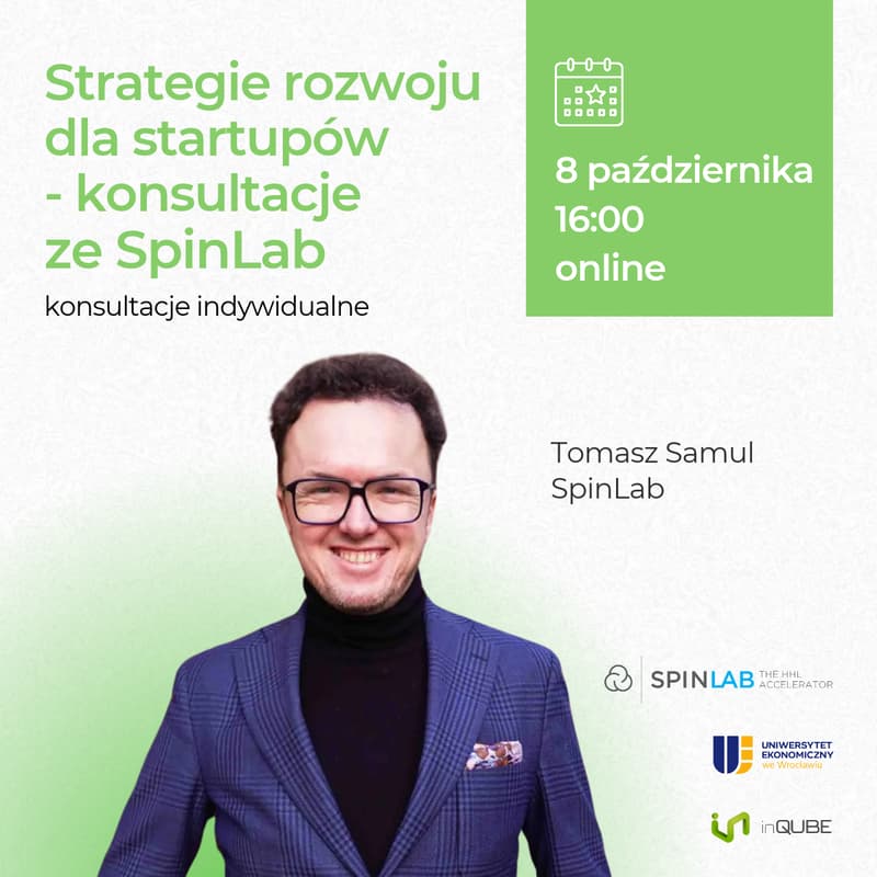 Cover Image for Strategie rozwoju dla startupów - konsultacje ze SpinLab