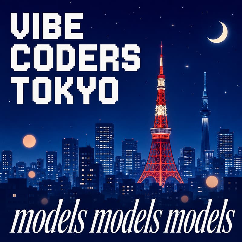 Cover Image for Vibe Coders Tokyo #9 - Models, Models, Models