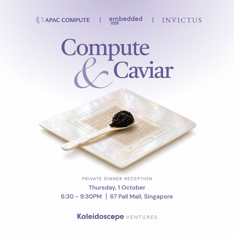 Cover Image for Compute & Caviar – Singapore, 1 October