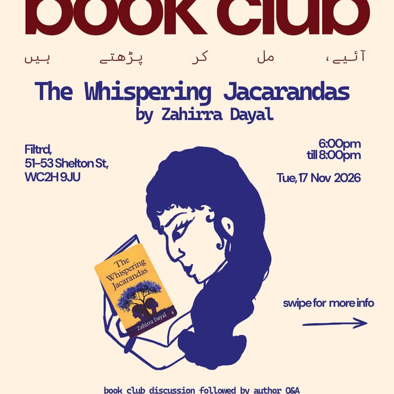 Cover Image for BOOK CLUB + AUTHOR Q&A: The Whispering Jacarandas by Zahirra Dayal